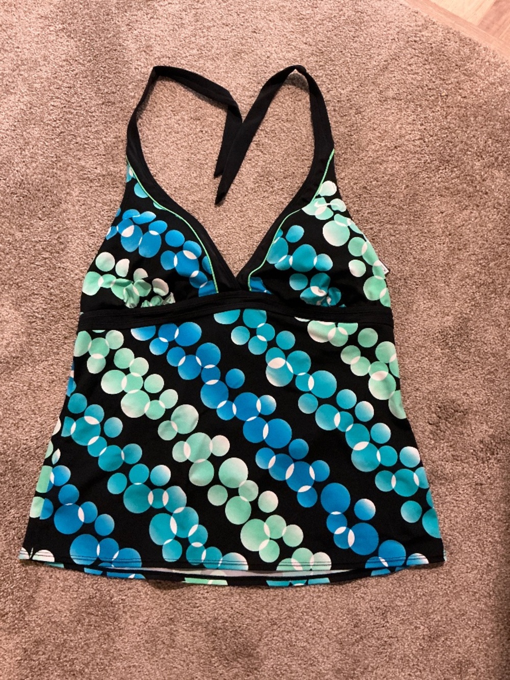 Nike tankini top 16 fits smaller.
